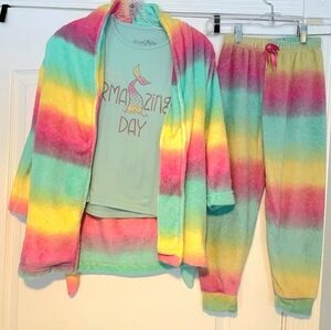 Freestyle Kids Pajama Set - Colorful Stripes NEW SIZE 8